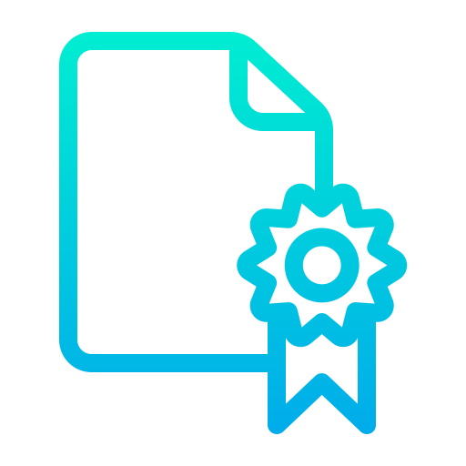 Сертификат бесплатно иконка