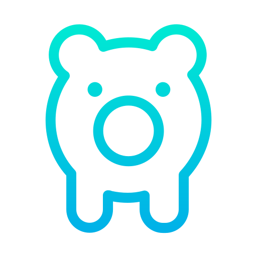 Piggy bank Kiranshastry Gradient icon