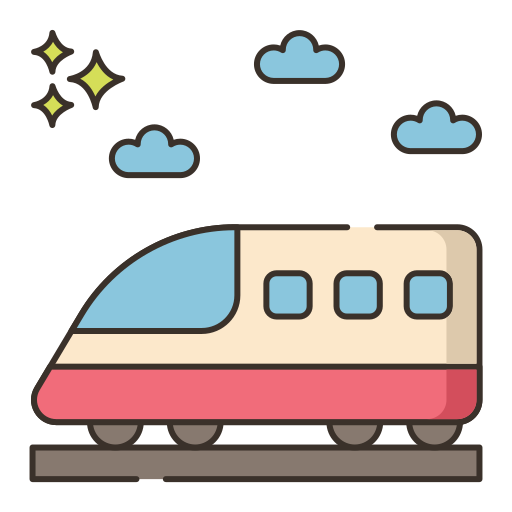 Shinkansen Generic Outline Color icon