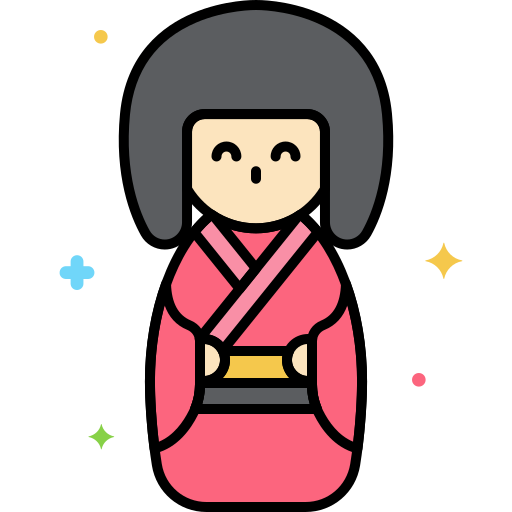 kokeshi icono gratis