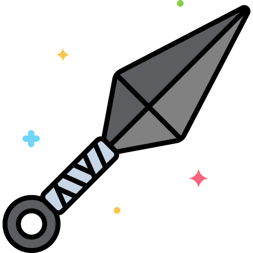 kunai Icône gratuit kunai Icône gratuit