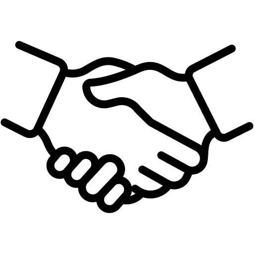 Free Handshake Icon - Download in Colored Outline Style