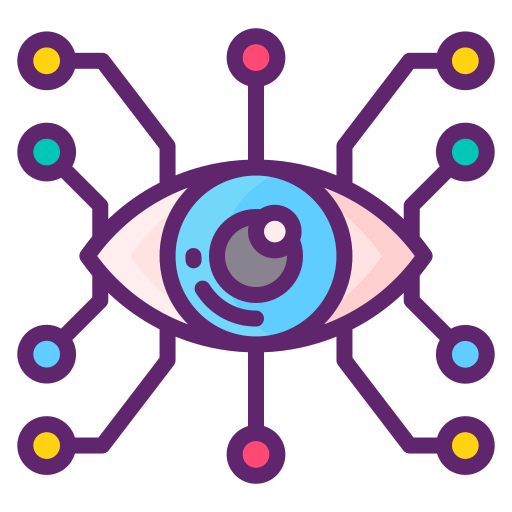 Cyber eye Generic Outline Color icon