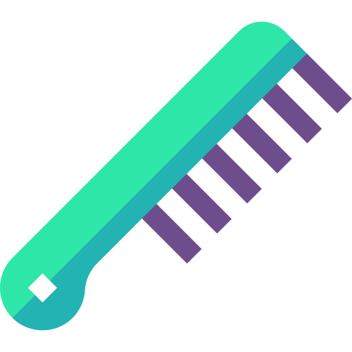 Hair comb free icon