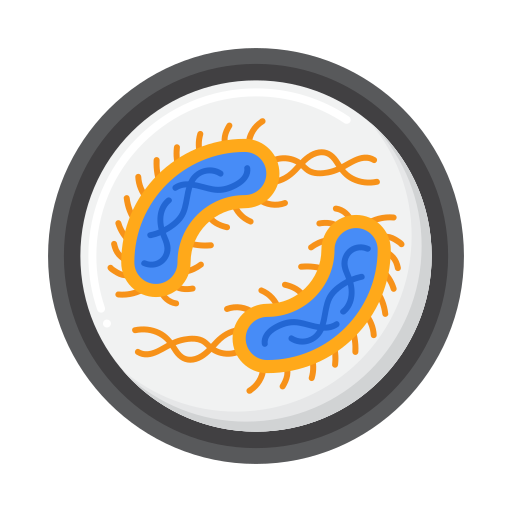 Bacteria Generic Flat icon