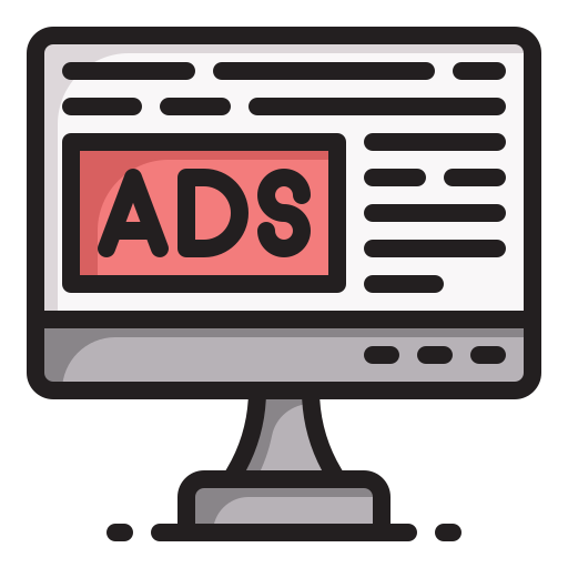 Advertising - free icon