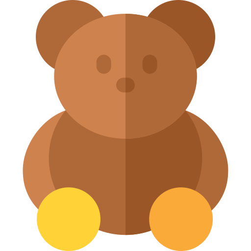 oso de peluche icono gratis