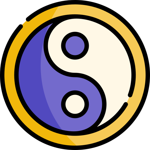 yin yang icono gratis