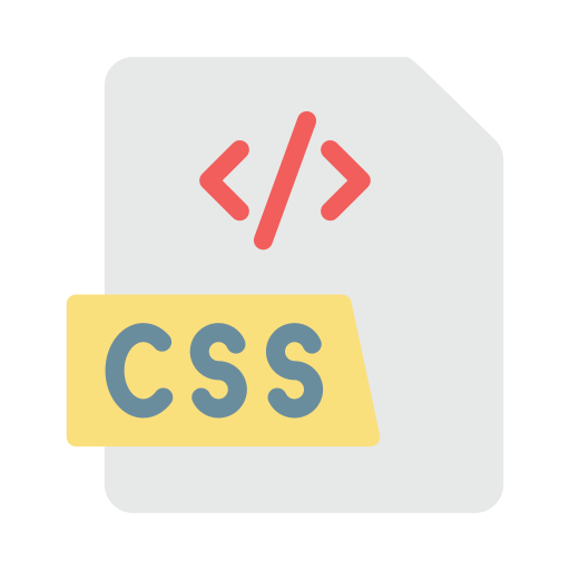 CSS File Vector Stall Flat icon