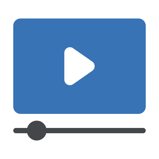 reproductor de video icono gratis