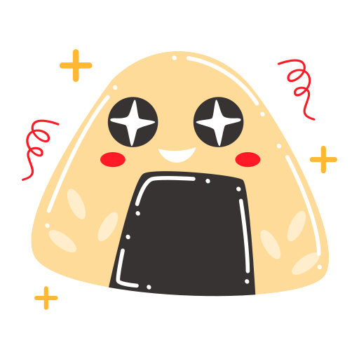 Onigiri Kawaii - Cute Food - Sticker