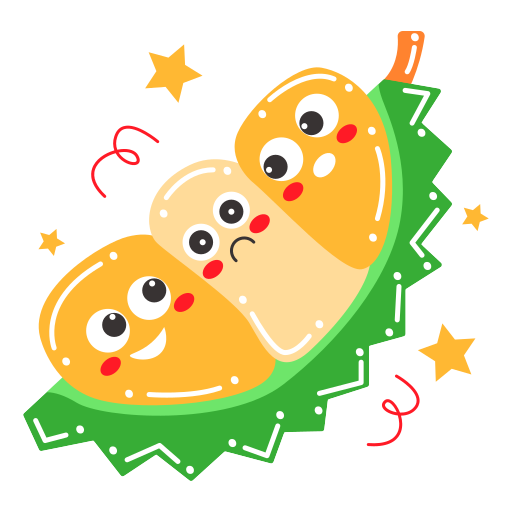 durian kostenlos Sticker durian kostenlos Sticker