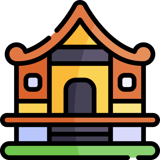 House Kawaii Lineal color icon