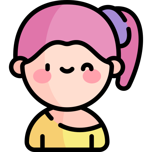 Woman Kawaii Lineal color icon