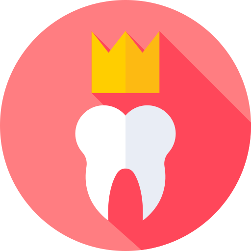 corona dental icono gratis
