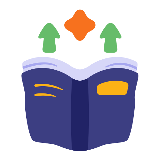 día del libro icono gratis