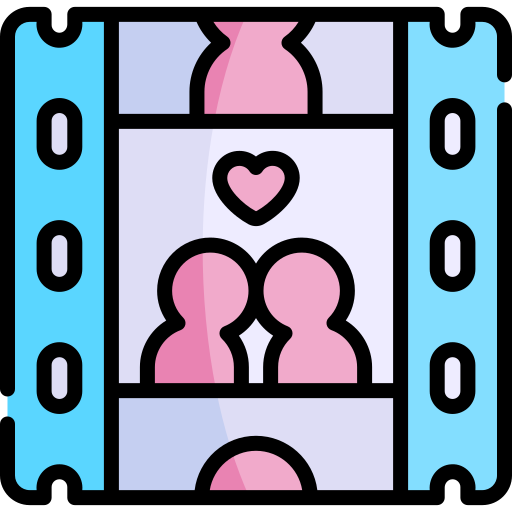 película fotográfica icono gratis