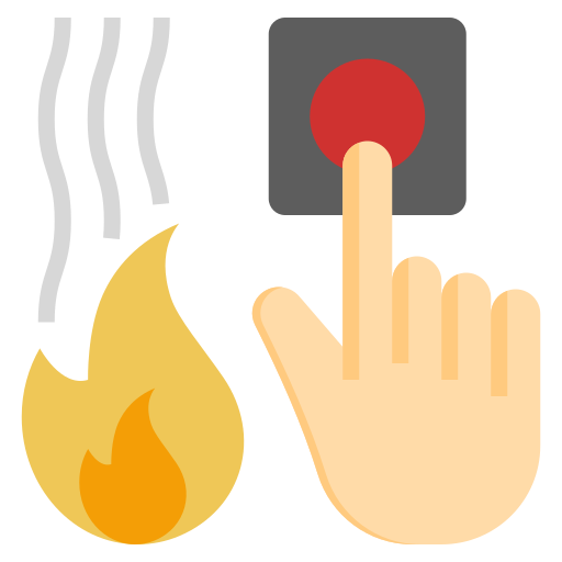 Fire alarm free icon