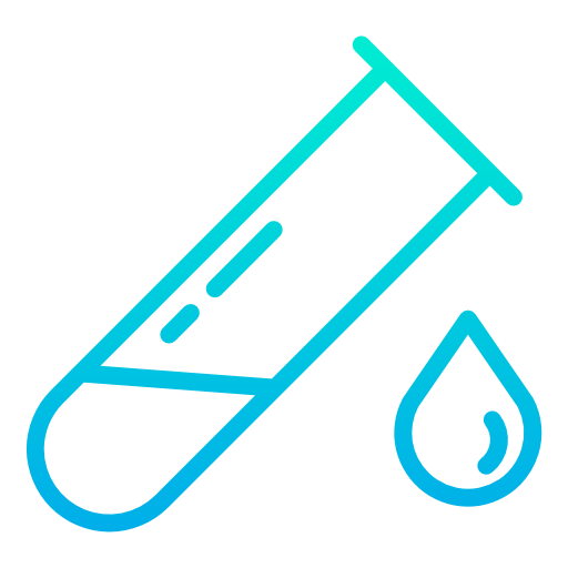 Test tube Kiranshastry Gradient icon