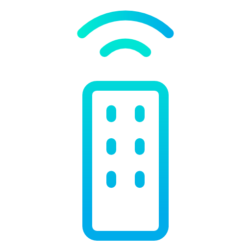 Remote control Kiranshastry Gradient icon