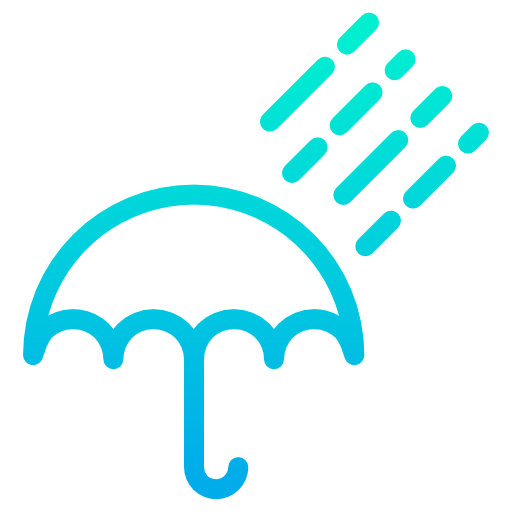 Umbrella Kiranshastry Gradient icon