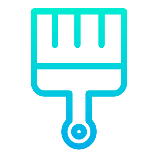 cepillo de pintura icono gratis