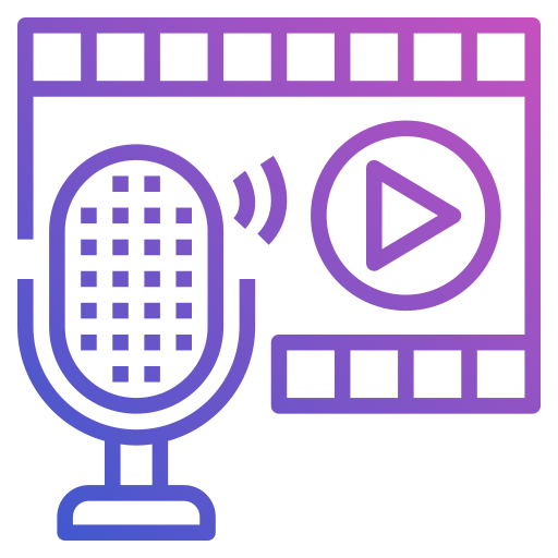 Movies podcast icono gratis