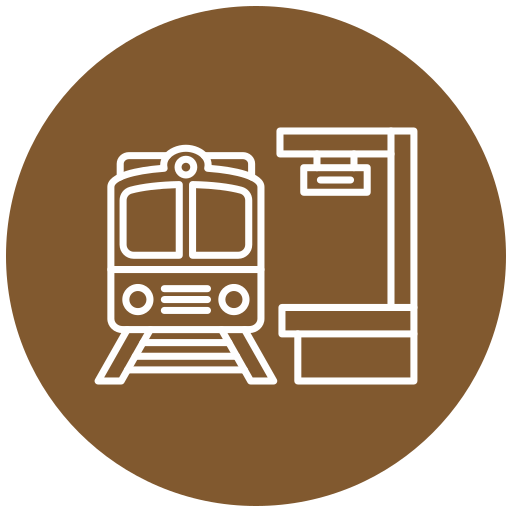 detección automática del tren icono gratis