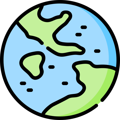 earth flat icon png
