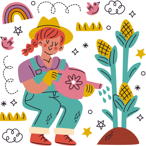 agricultor gratis sticker