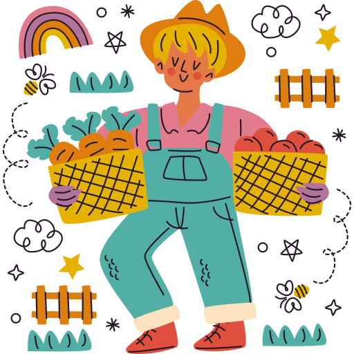 Farmer free sticker Farmer free sticker