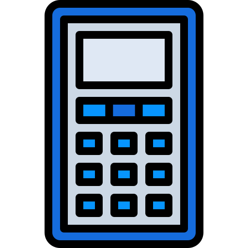 Calculator Generic Outline Color icon