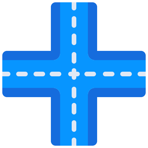 Crossways sign icono gratis