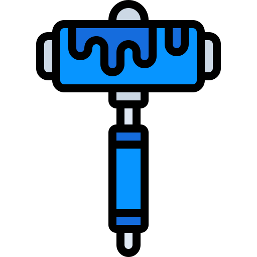 Paint roller free icon