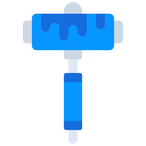 Paint roller free icon Paint roller free icon