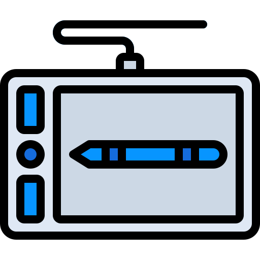 tableta gráfica icono gratis