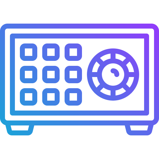 deposito de seguridad icono gratis