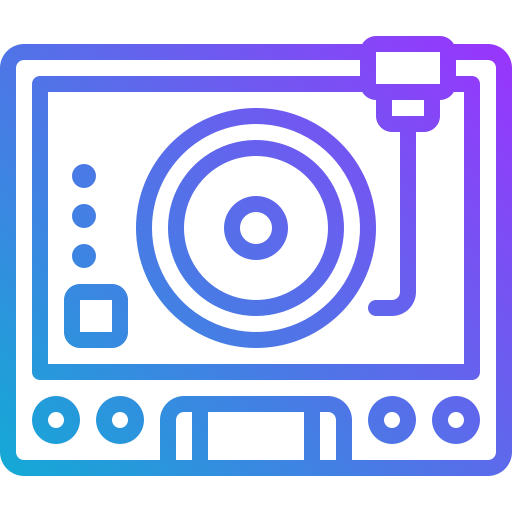 reproductor de vinilo icono gratis