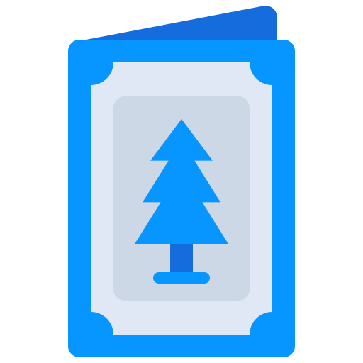 tarjeta de navidad icono gratis