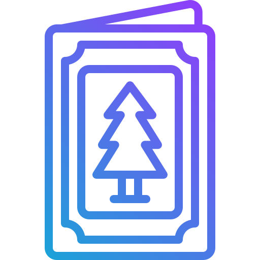 tarjeta de navidad icono gratis