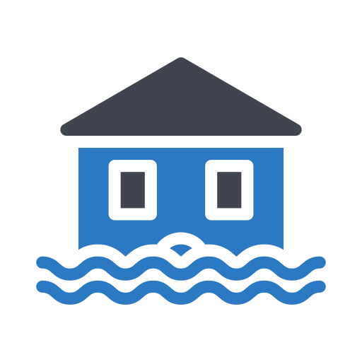 Natural Disaster Generic Blue icon