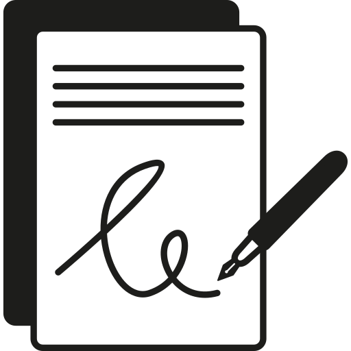 signature Icône gratuit signature Icône gratuit