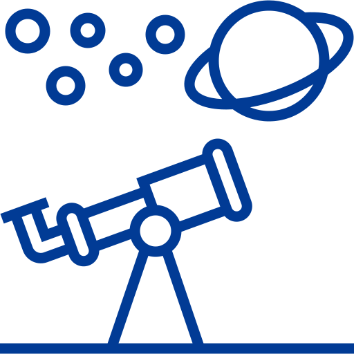 estudio de las estrellas icono gratis