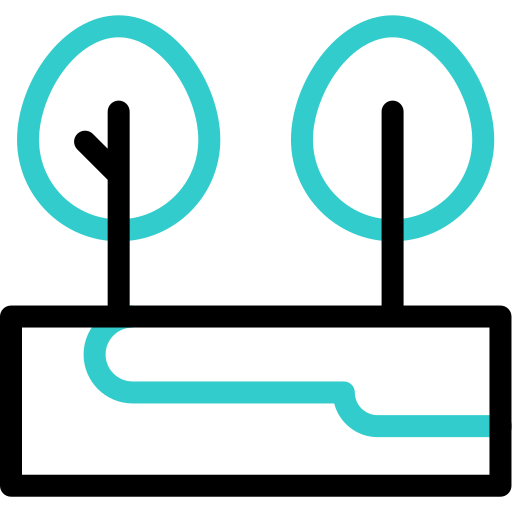 Árboles icono gratis