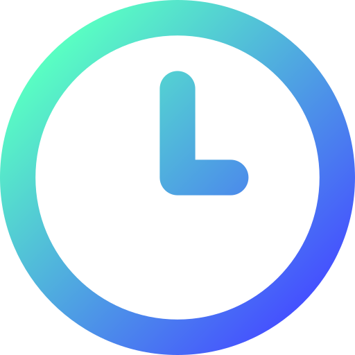 Clock Generic Gradient icon