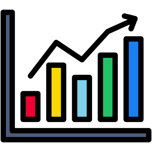 Fluctuation Generic Outline Color icon