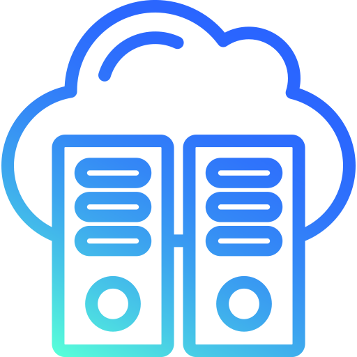 base de datos en la nube icono gratis