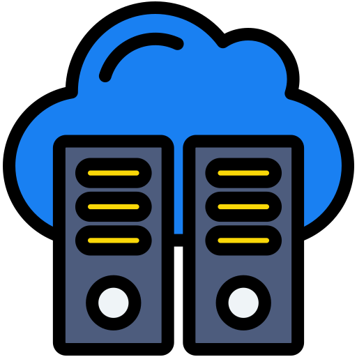 base de datos en la nube icono gratis