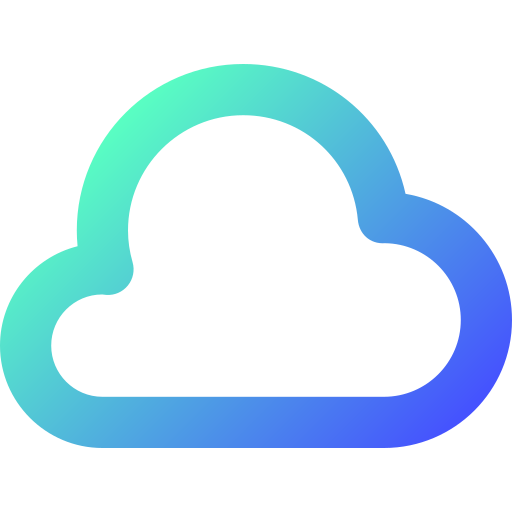 Cloud Computing Generic Gradient icon