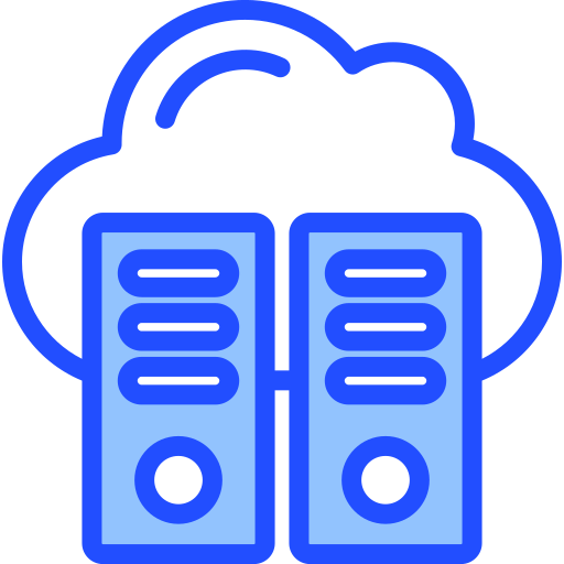 base de datos en la nube icono gratis